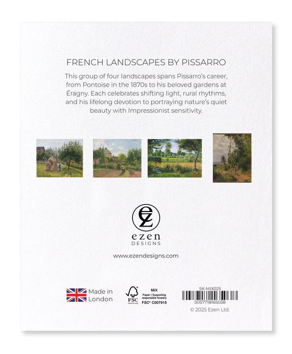 FRENCH LANDSCAPES BY PISSARRO: Painting Sticker Set - The Shops at the ...