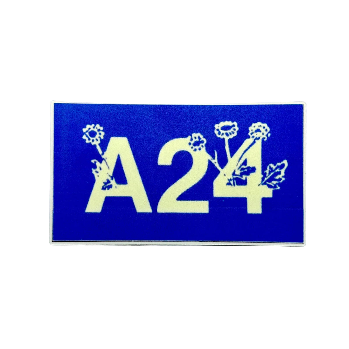 A24 Vintage Floral Logo Waterproof Sticker