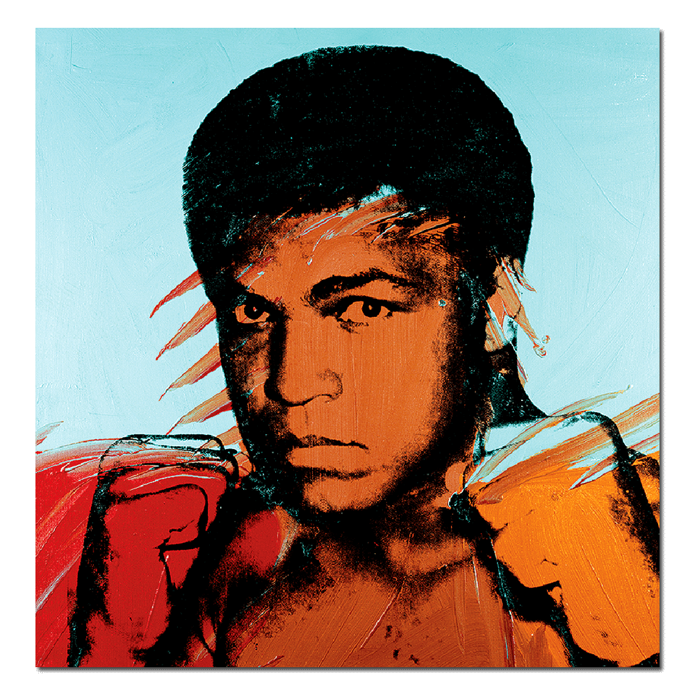 Muhammad Ali by Andy Warhol Sticker