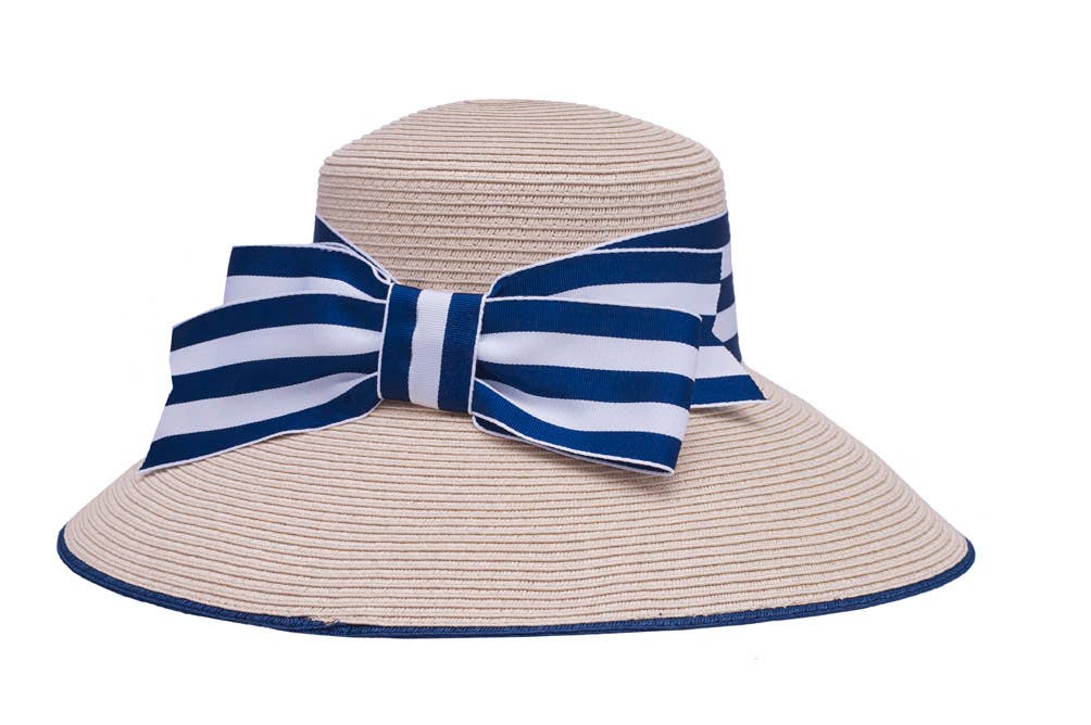 Stripe Bow Lampshade Hat