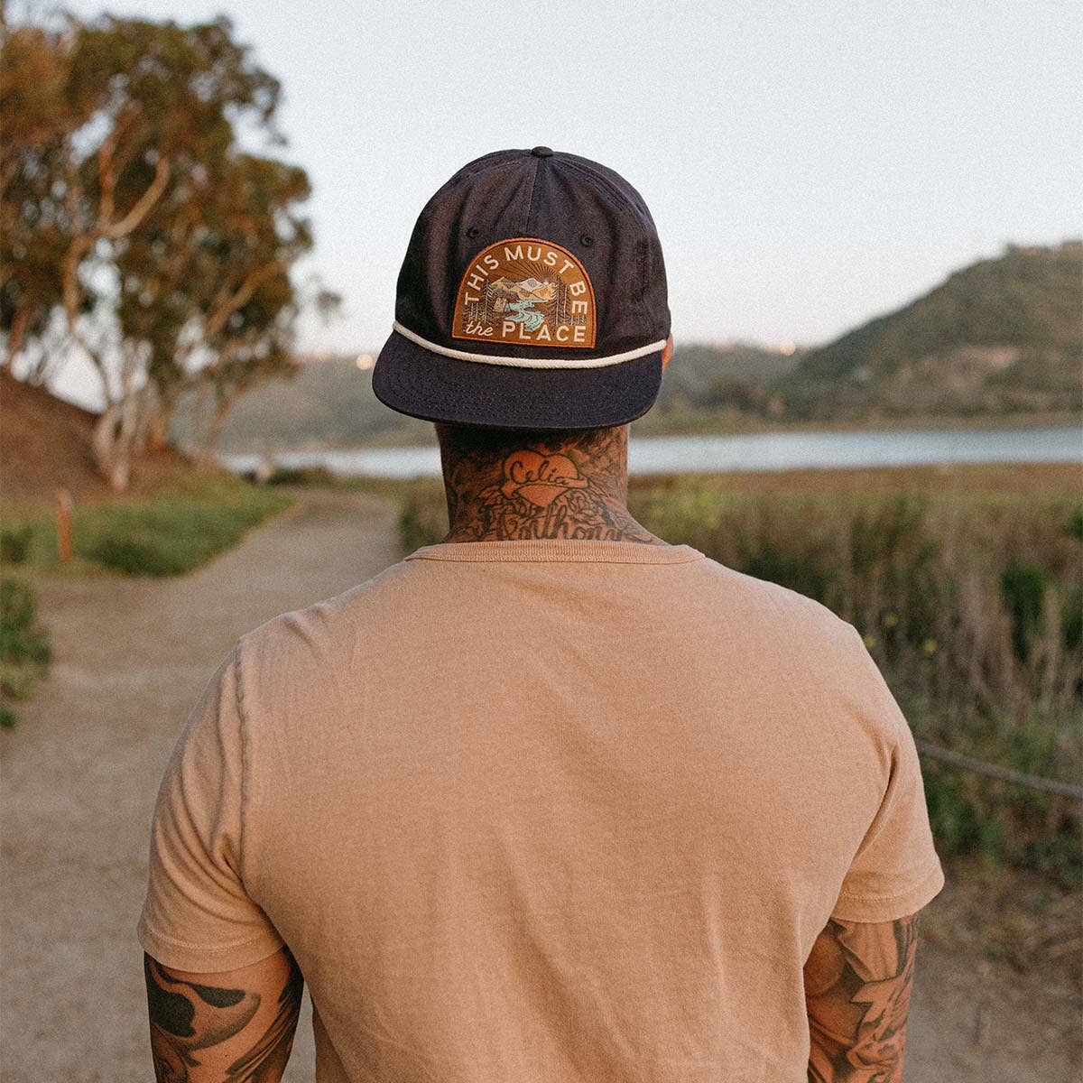 Cotton Snapback Rope Hat | This Must Be the Place: Mountains