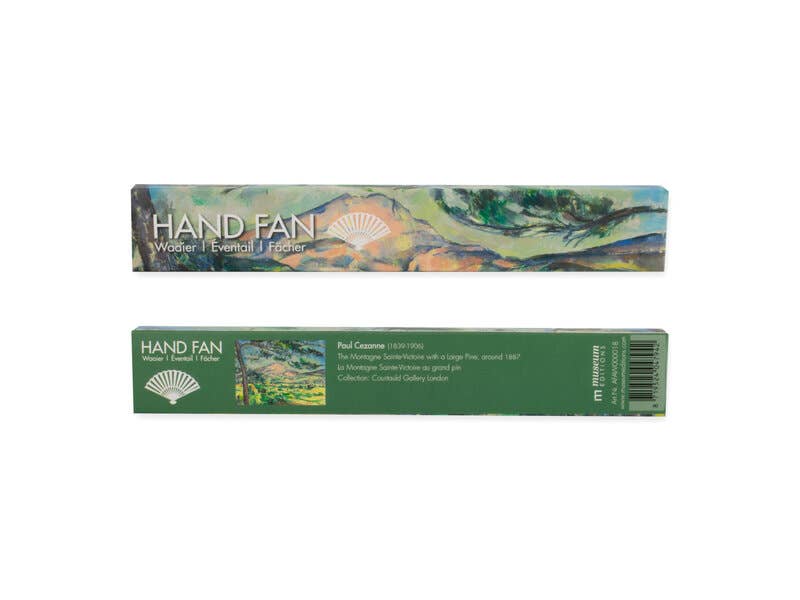 Cézanne, La Montagne Sainte-Victoire Bamboo Hand Fan