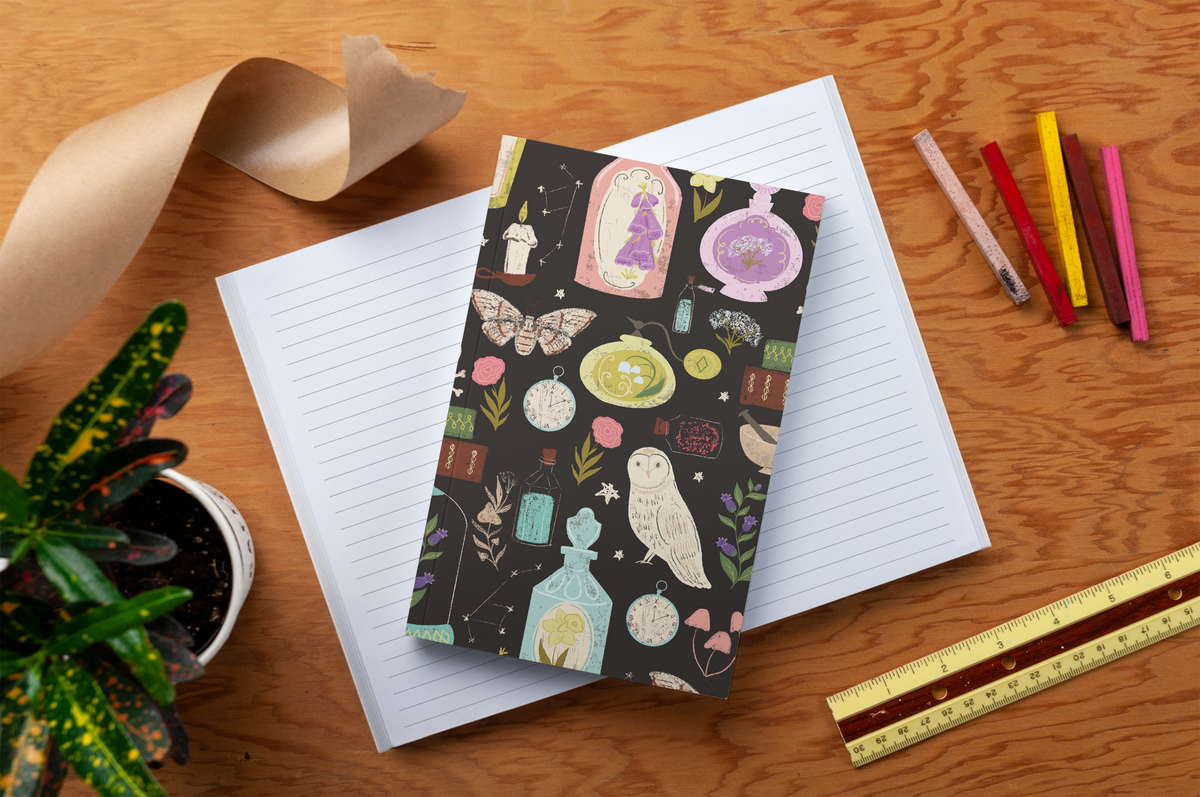 Owls &amp; Potions Classic Layflat Journal Notebook