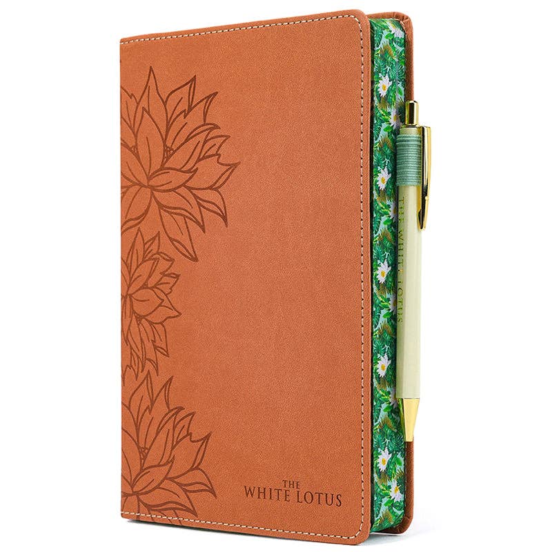 The White Lotus Journal and Pen Set