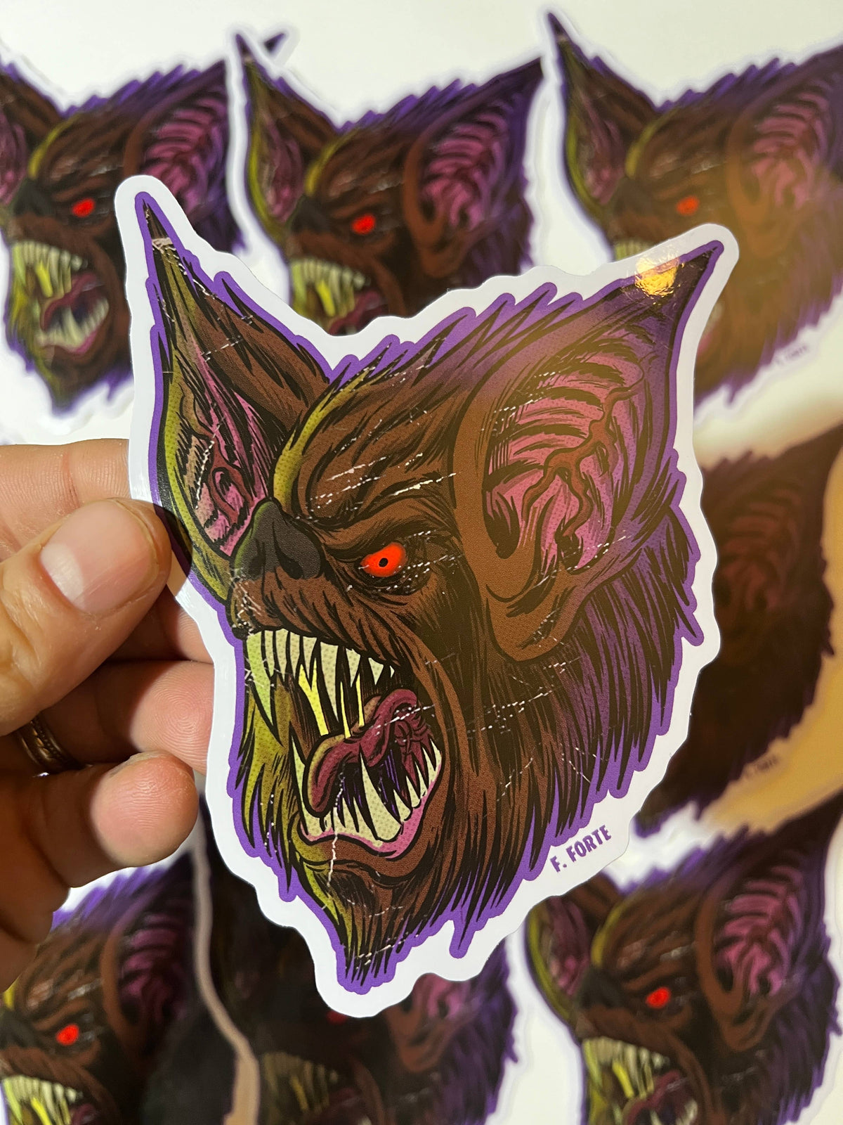 Vampire Bat Sticker