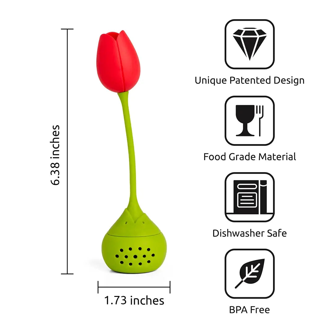 Tulip Tea Infuser Strainer