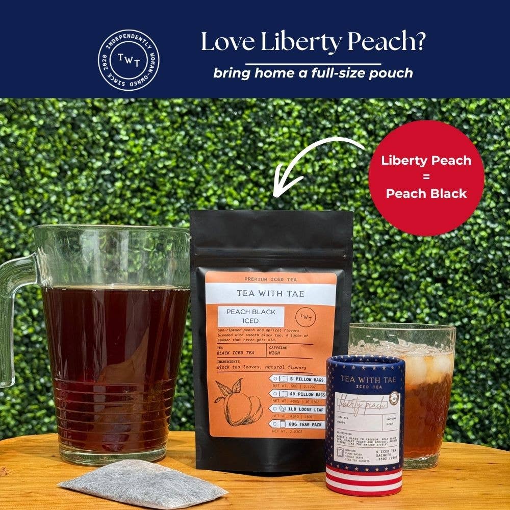Liberty Peach Mini Tea Tube