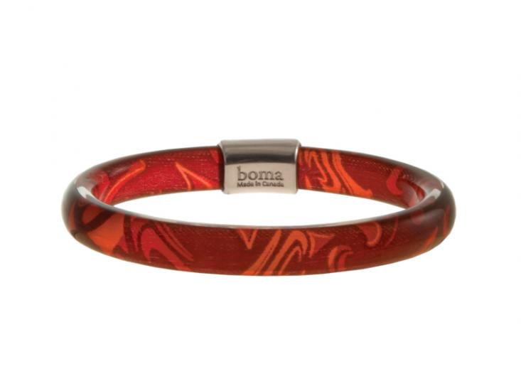 Silk Inspiration Red Bangle