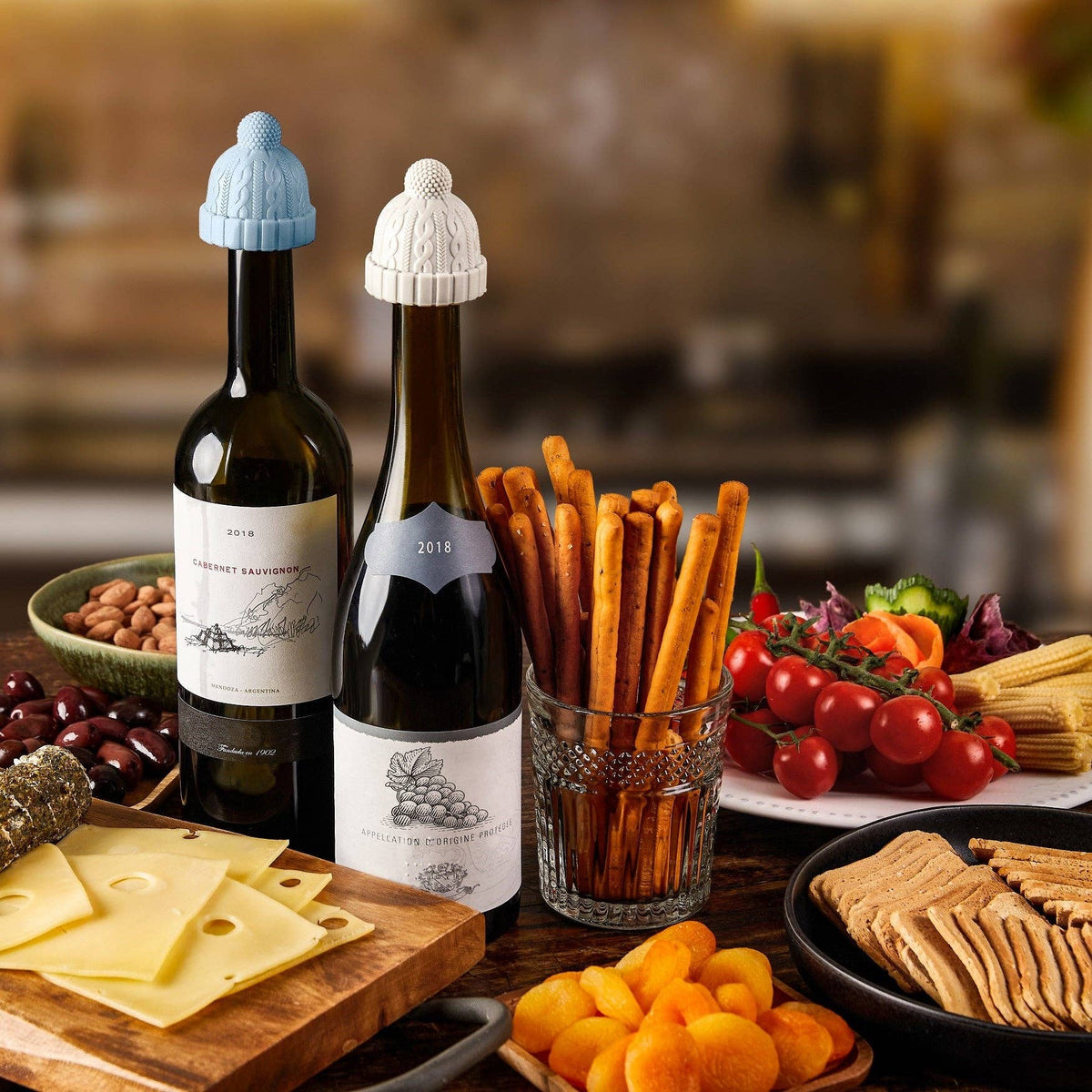 Silicone Hat Wine Bottle Stopper | Beanie