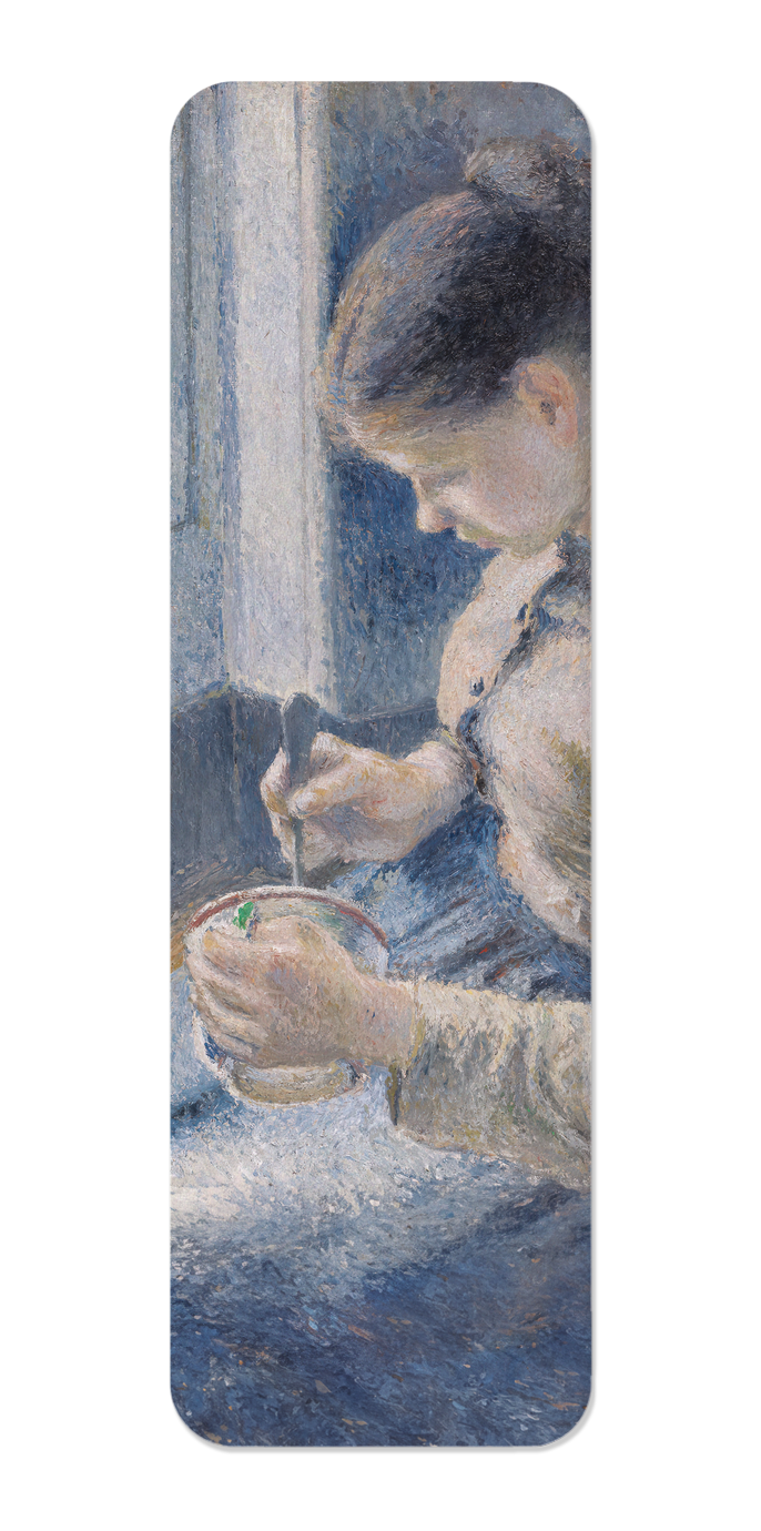 YOUNG PEASANT HAVING HER COFFEE (1881): Painting Bookmark