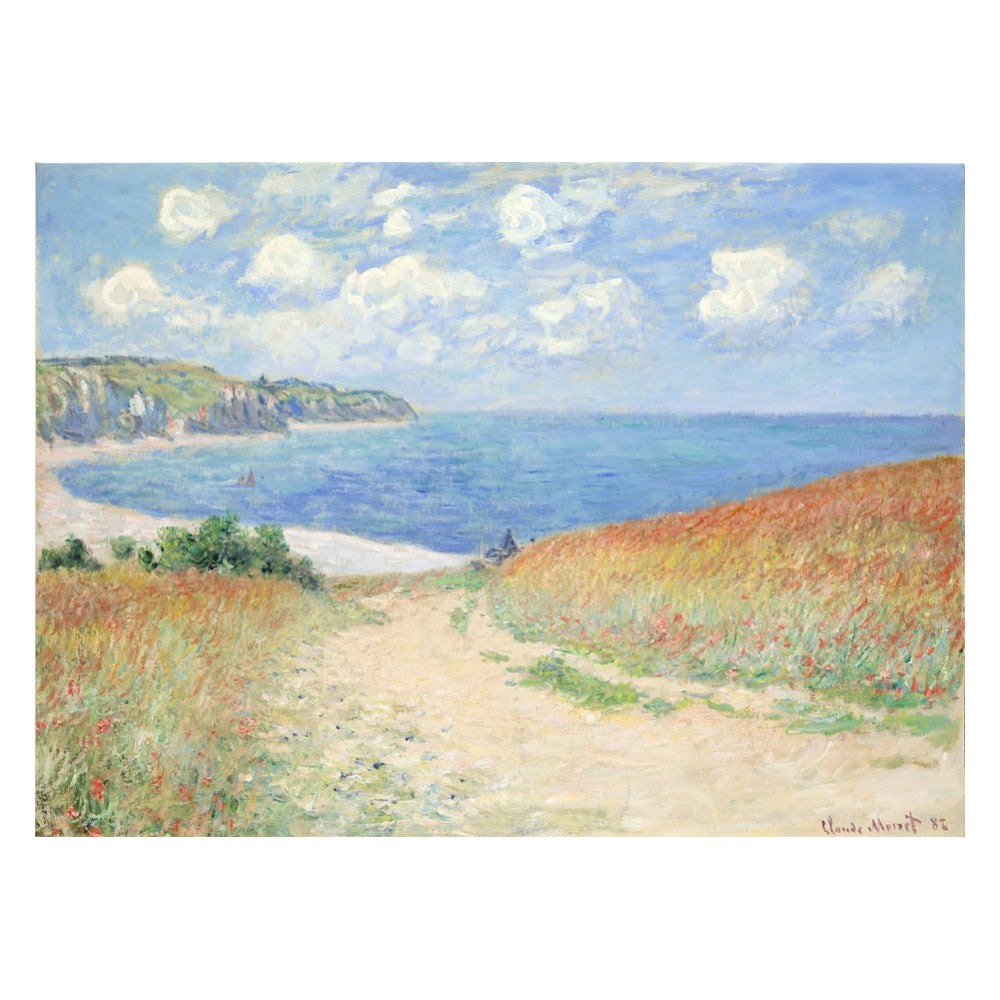 Claude Monet: Path In The Wheat Fields Postcard