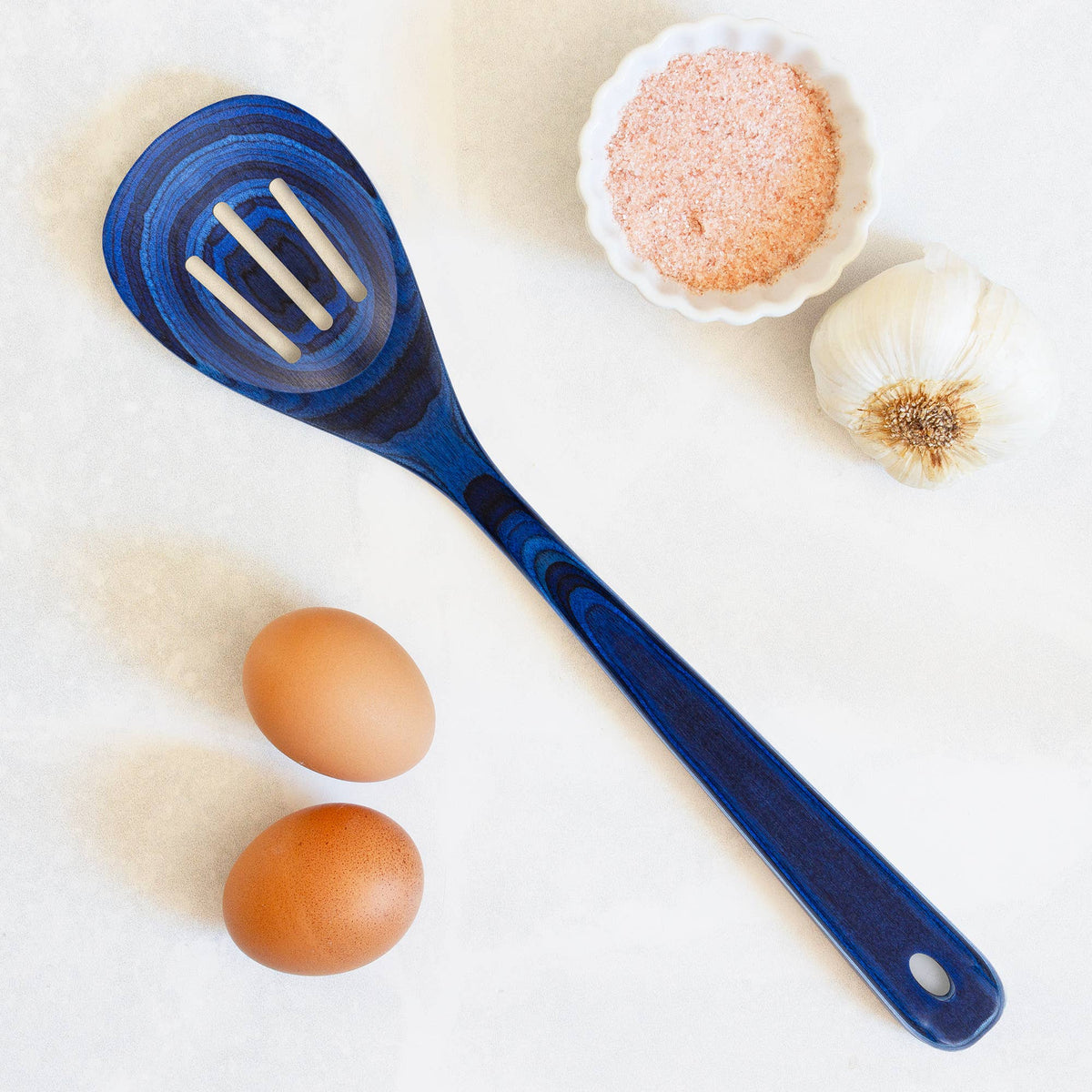 Baltique® Malta Colorful Wooden Slotted Spoon