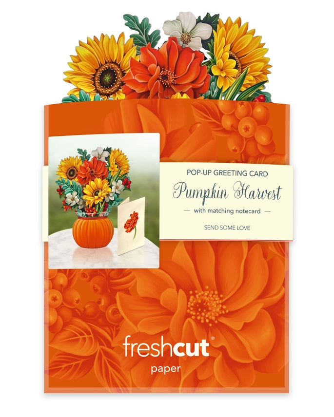 Pumpkin Harvest Mini Pop-up Flower