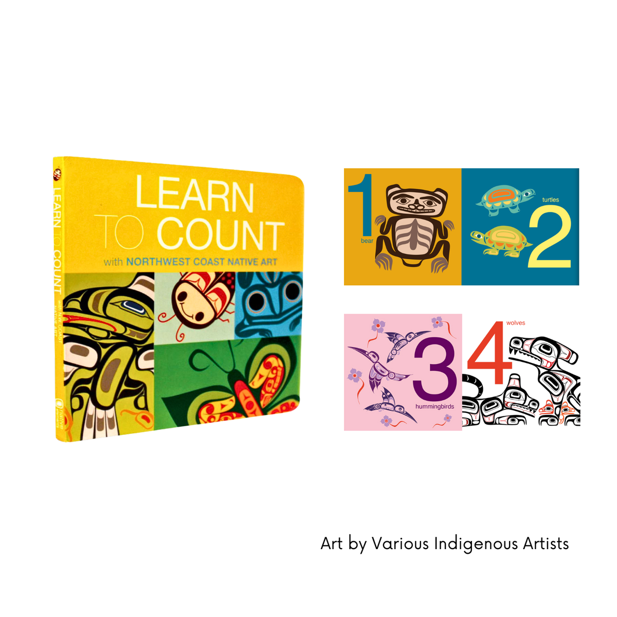 Learn to Count | Indigenous Art Board Book