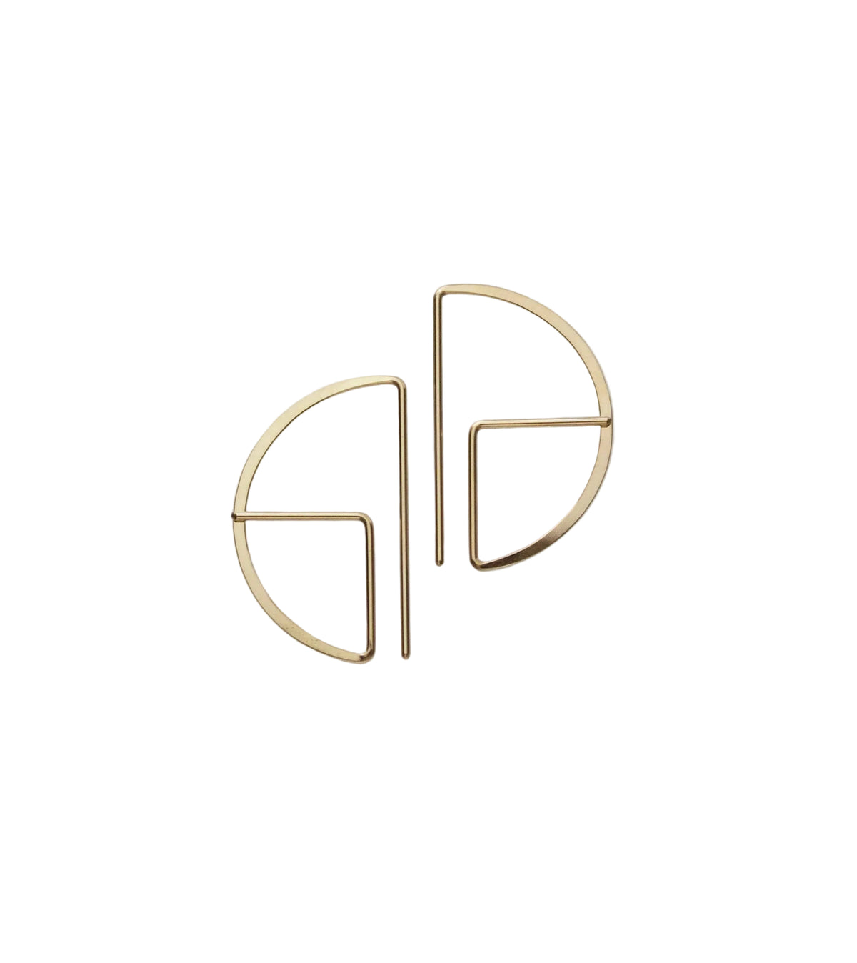 Sm. Round Profile Earrings