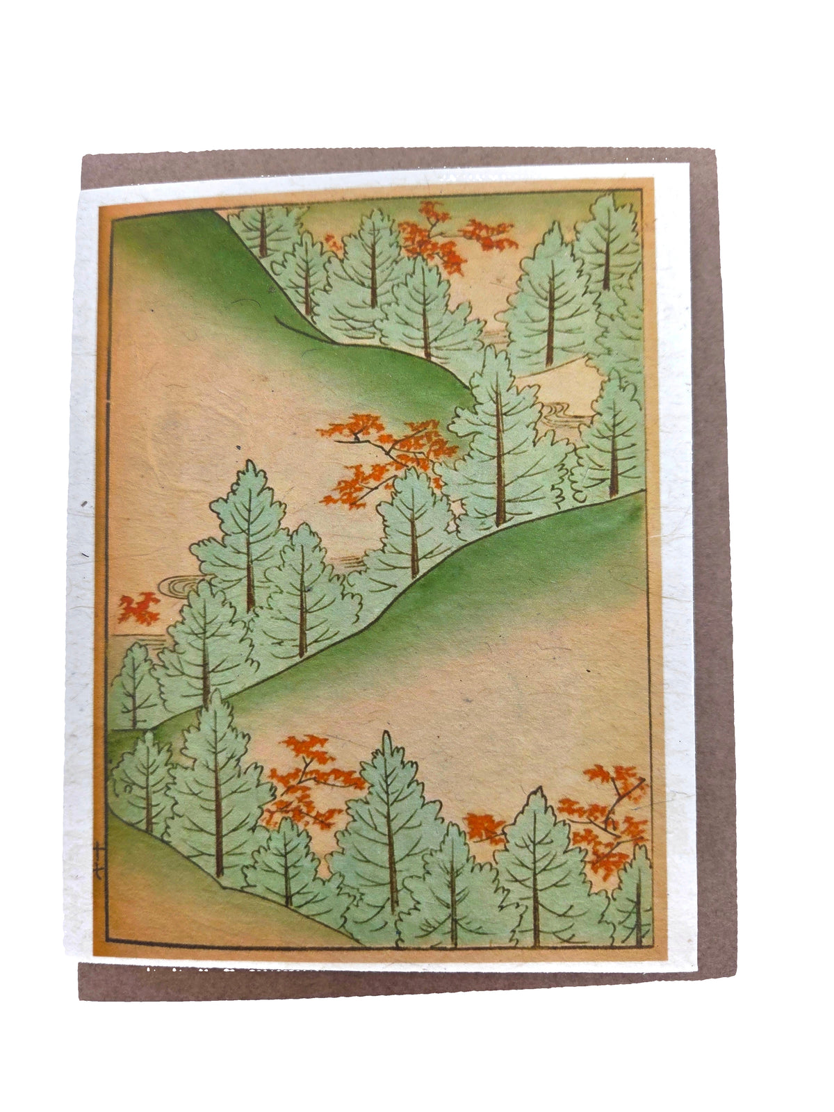 Mountain Trees Plantable Seed Card
