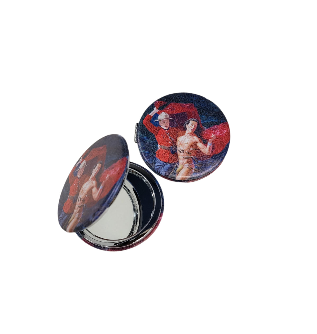 The Storm, Kent Monkman Round Compact Mirror