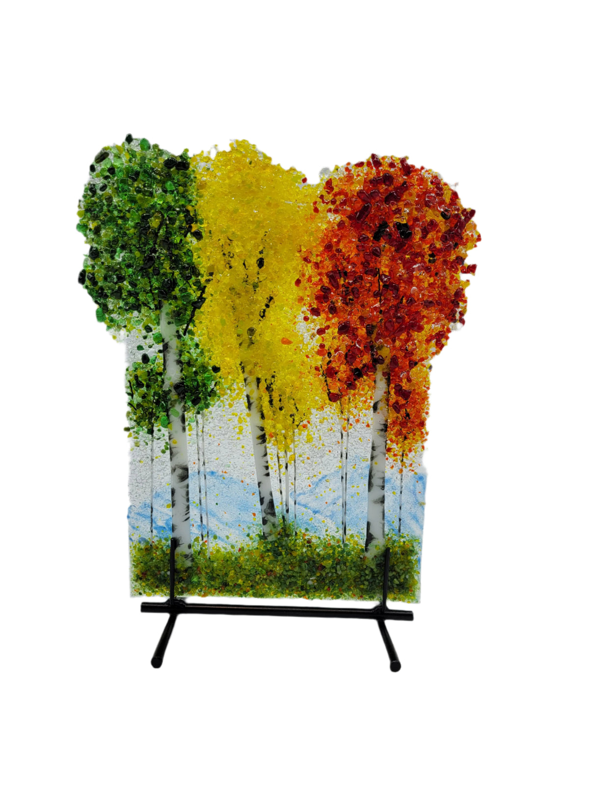 3 Seasons Aspen &amp; Mountain Panel &amp; Stand