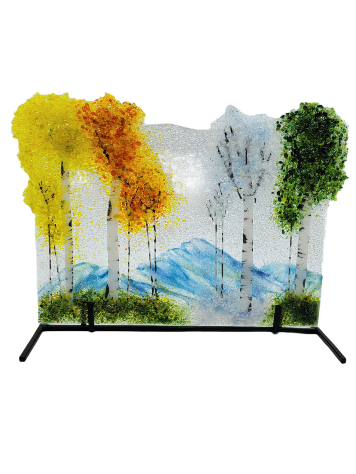 4 Seasons Aspen &amp; Mountain Panel With Stand