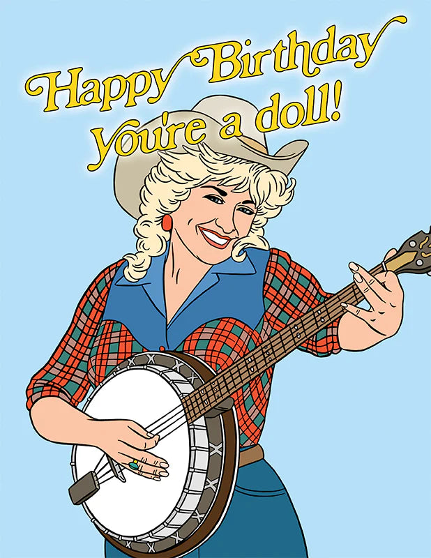 Happy Birthday You're a Doll Individual Card
