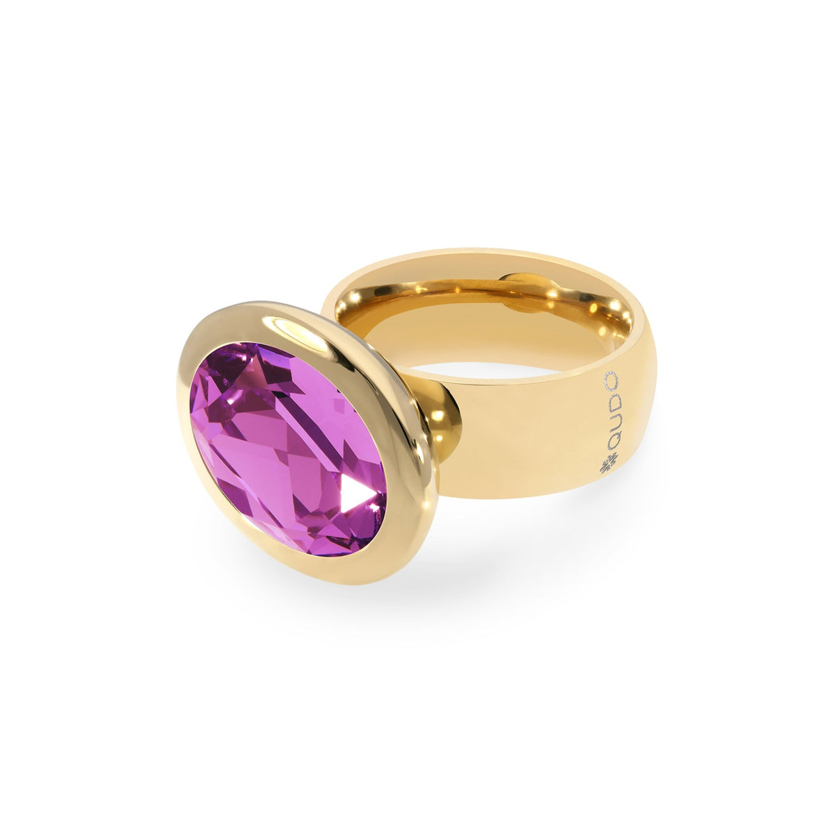 Big Tivola Ring - Dark Rose