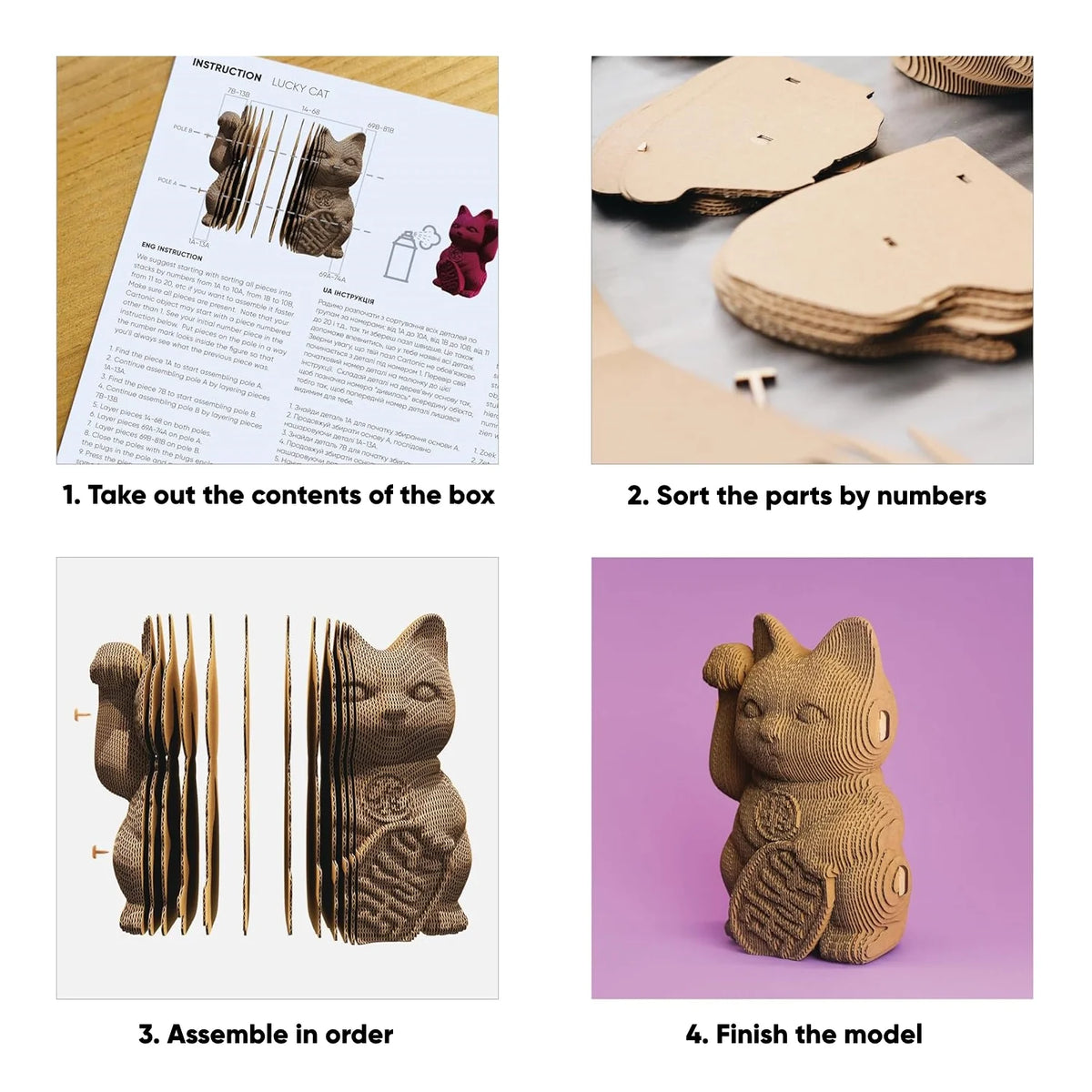 Lucky Cat 3D Puzzle