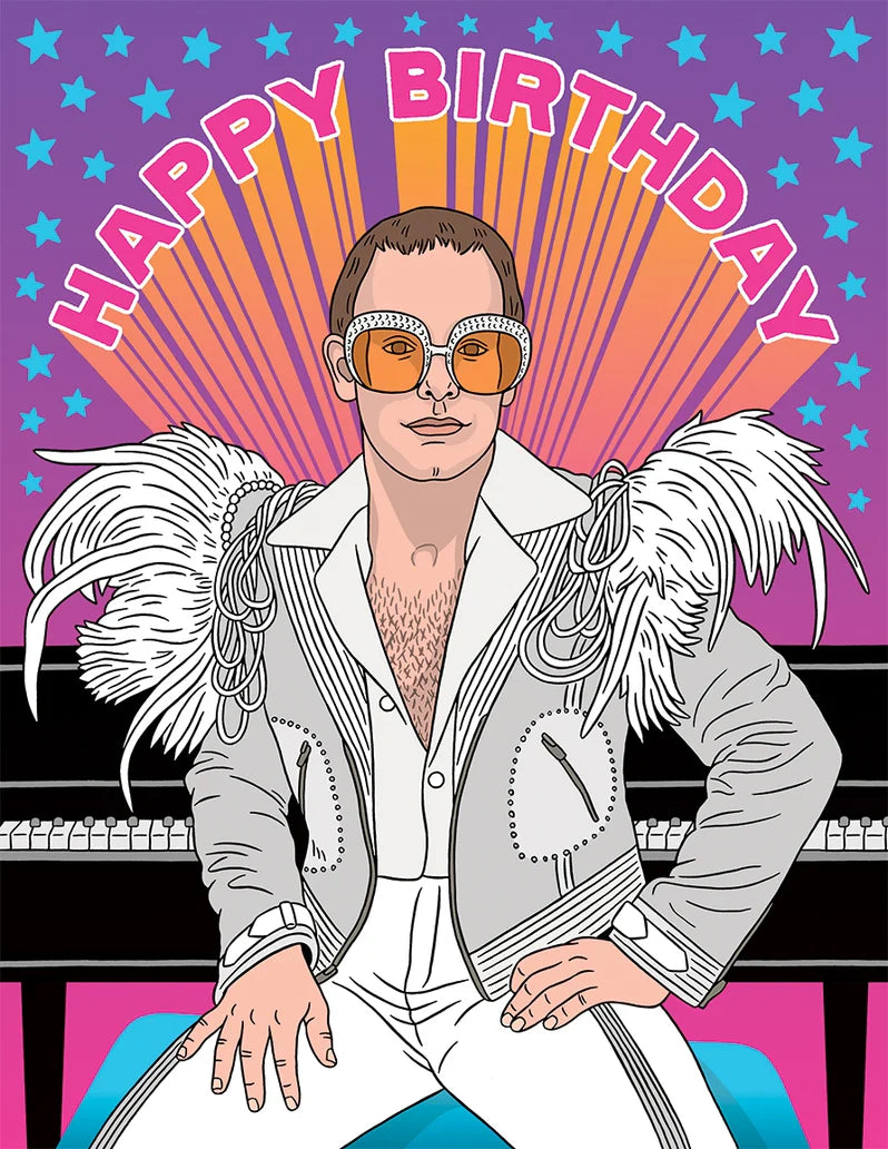 Elton Birthday Card
