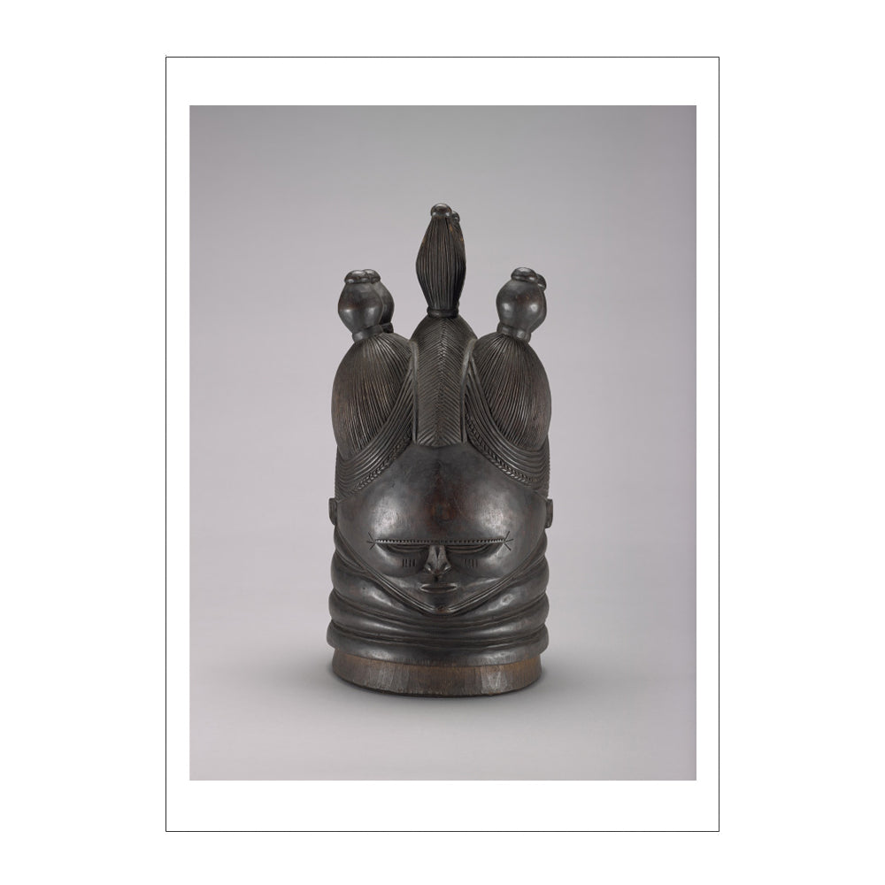 Mende artist, Sowei Mask Postcard
