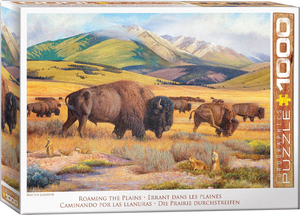 Roaming the Plains 1000 Piece Puzzle