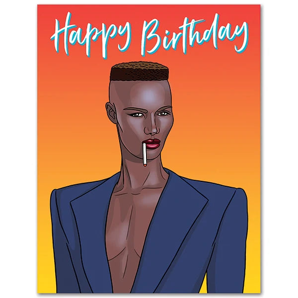 Grace Jones Birthday Card
