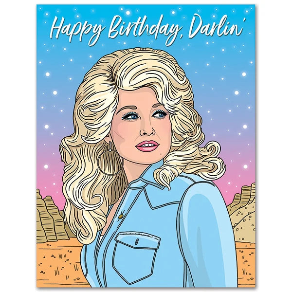 Happy Birthday Darlin' Individual Card