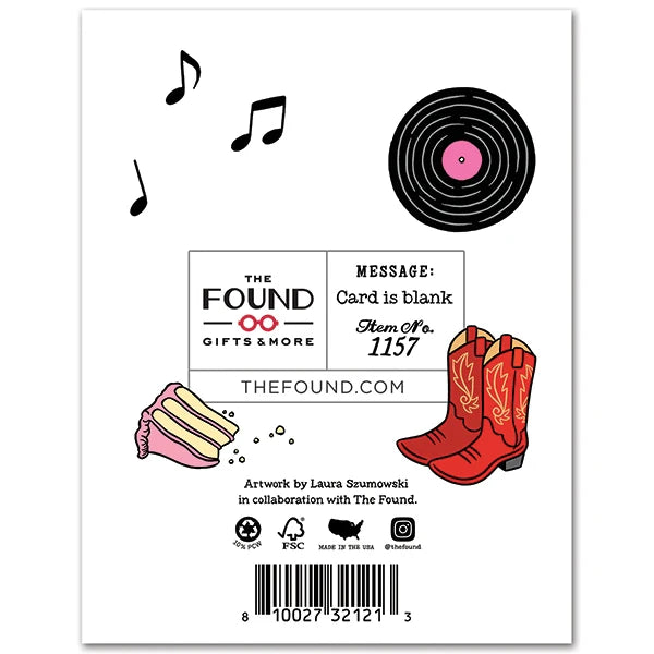 Happy Birthday Darlin' Individual Card
