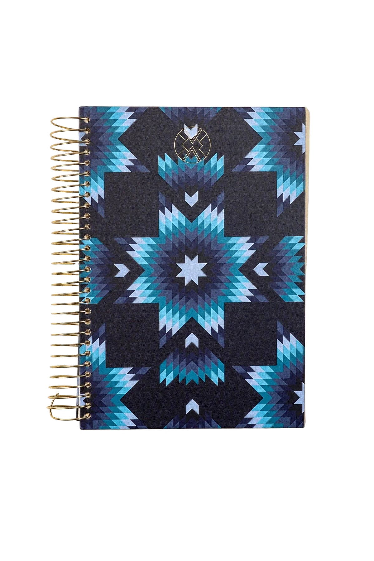 Star Quilt Notebook - Navy