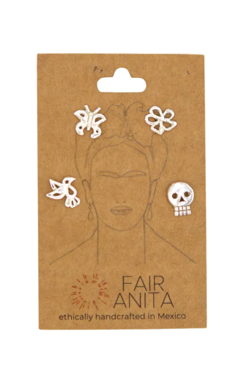 Frida Stud Set Silver