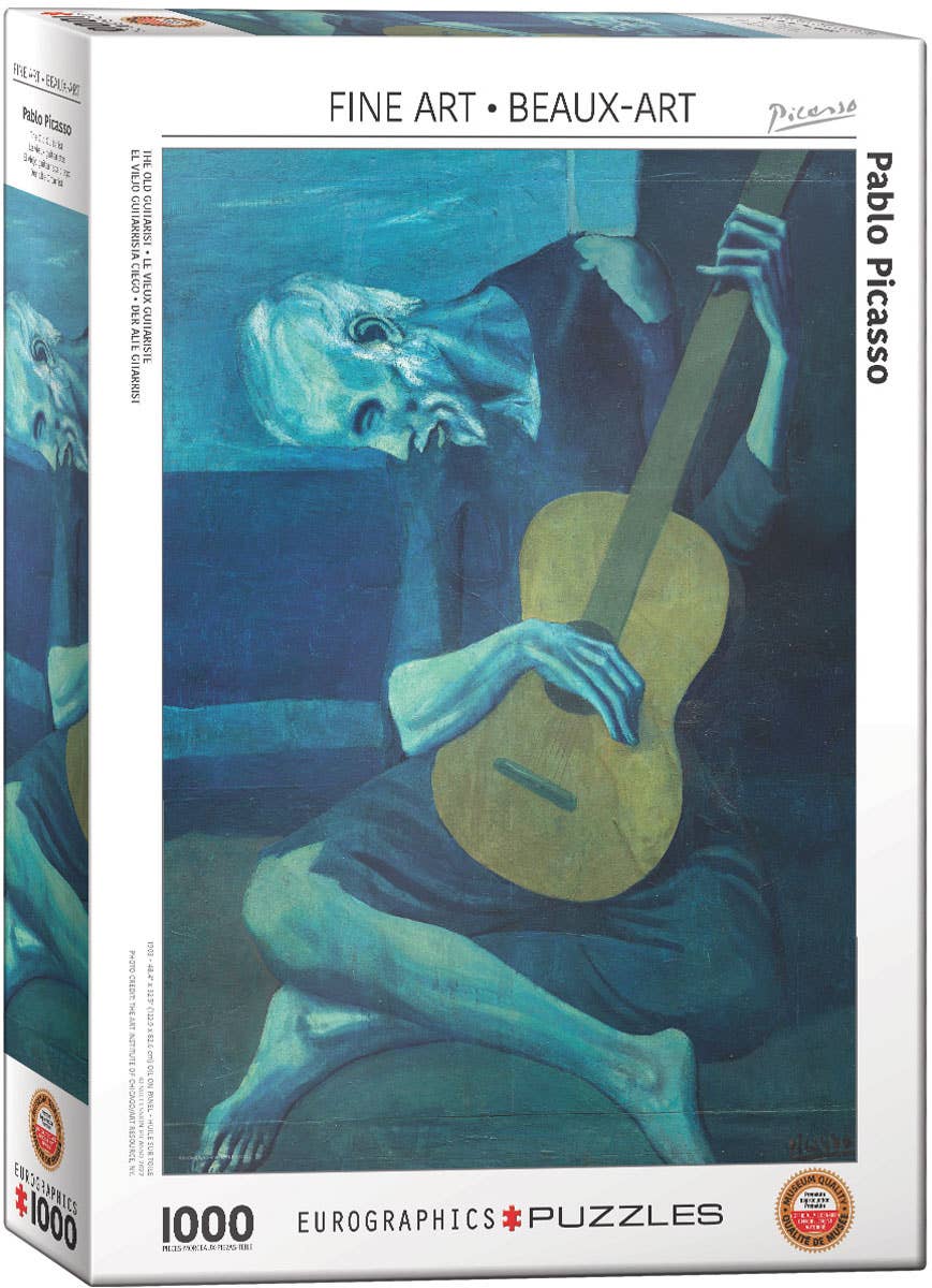 The Old Guitarist 1000 Piece Puzzle