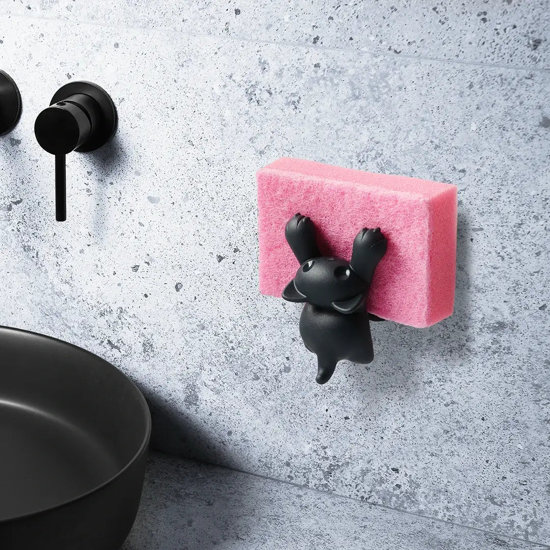 Scrubby Cat Sponge Holder for Kitchen Sink