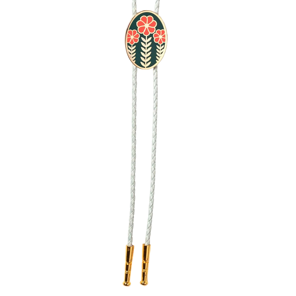 Three Flower Bolo Tie