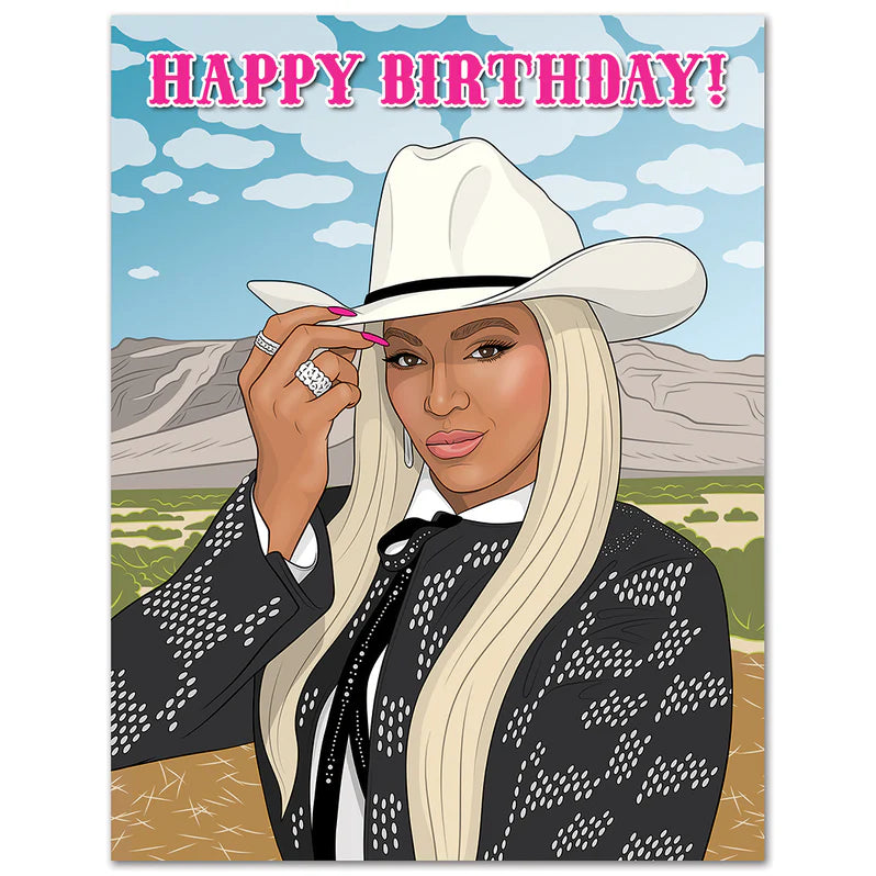 Real Life Hoe-down Brithday Card
