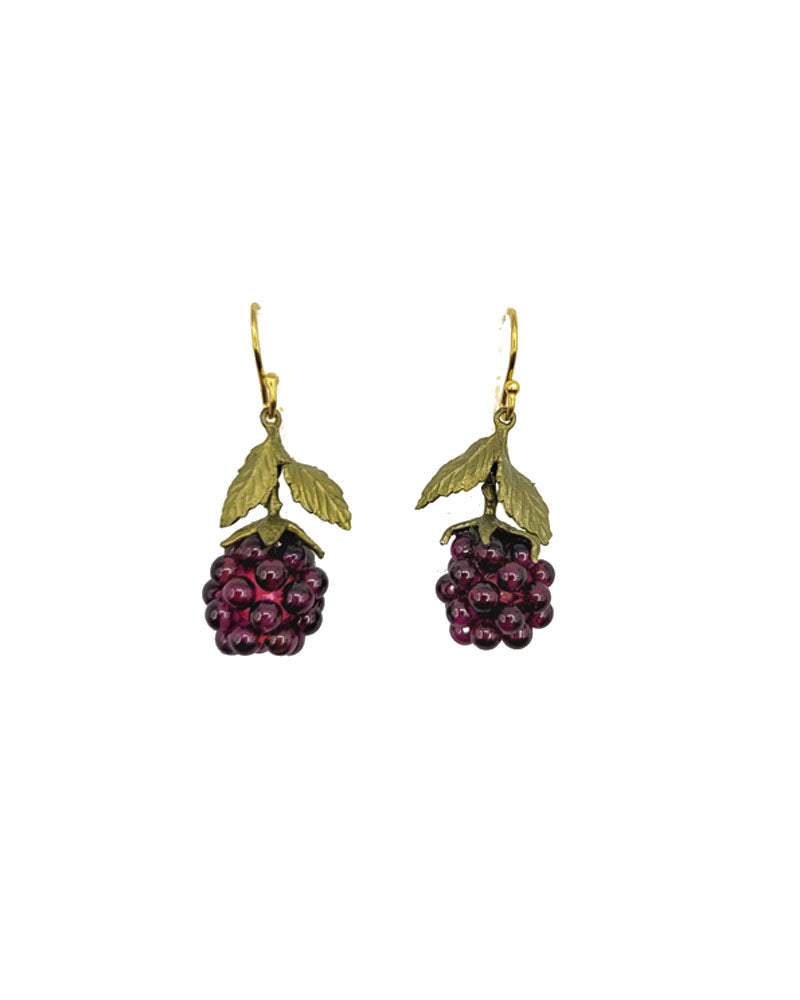 Michael Michaud: Raspberry Wire Drop Earring