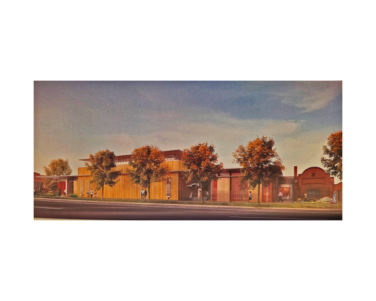 The Kirkland Museum Architect&#39;s Rendering Postcard