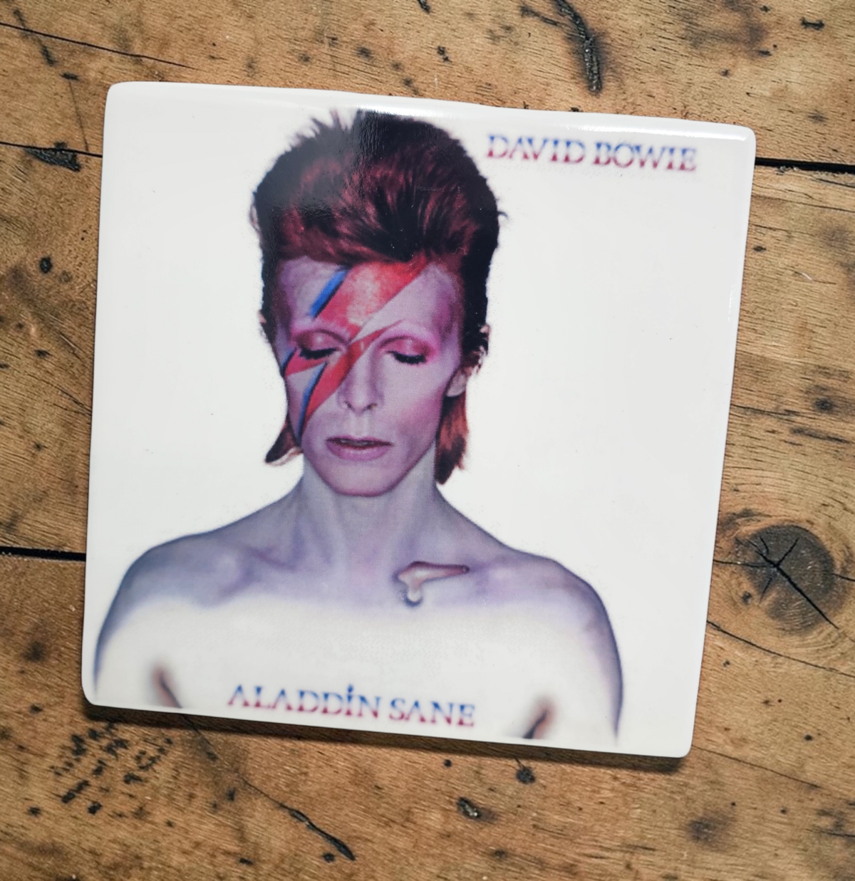 Album Inpired Ceramic Coaster - Aladdin Sane