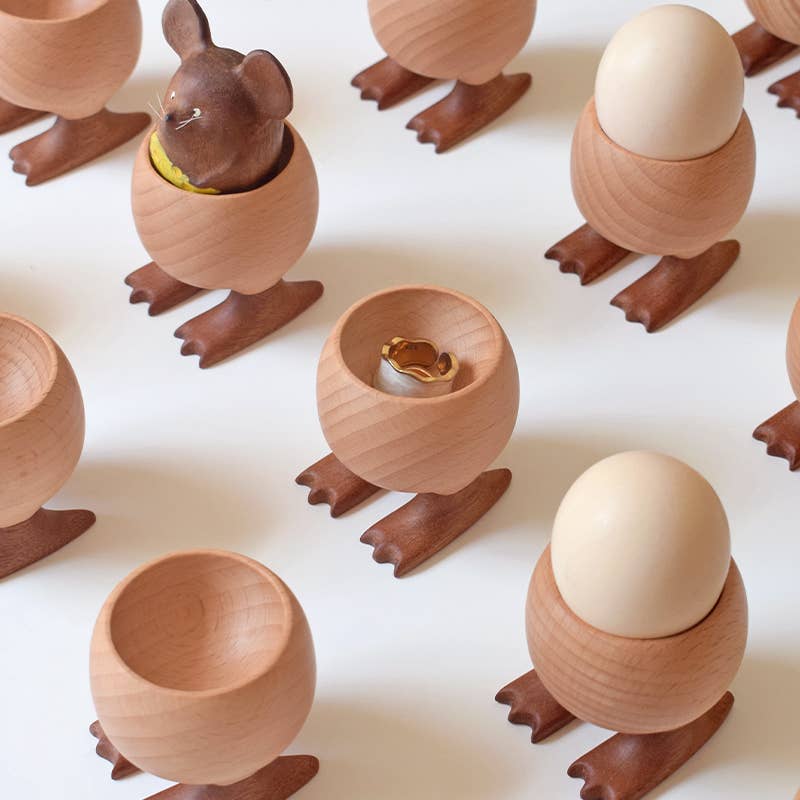 Wooden Egg Cup