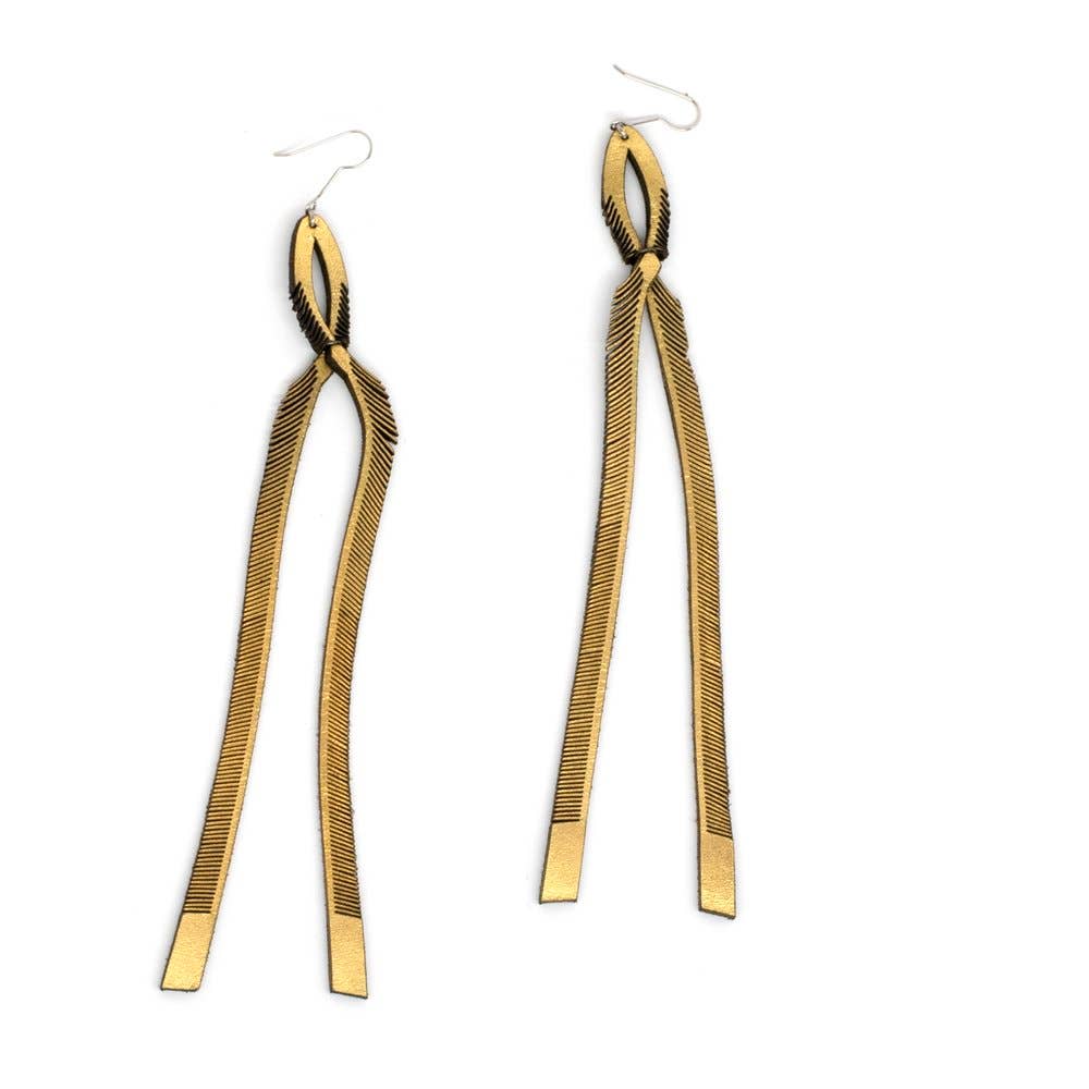Chevron Tie Earrings