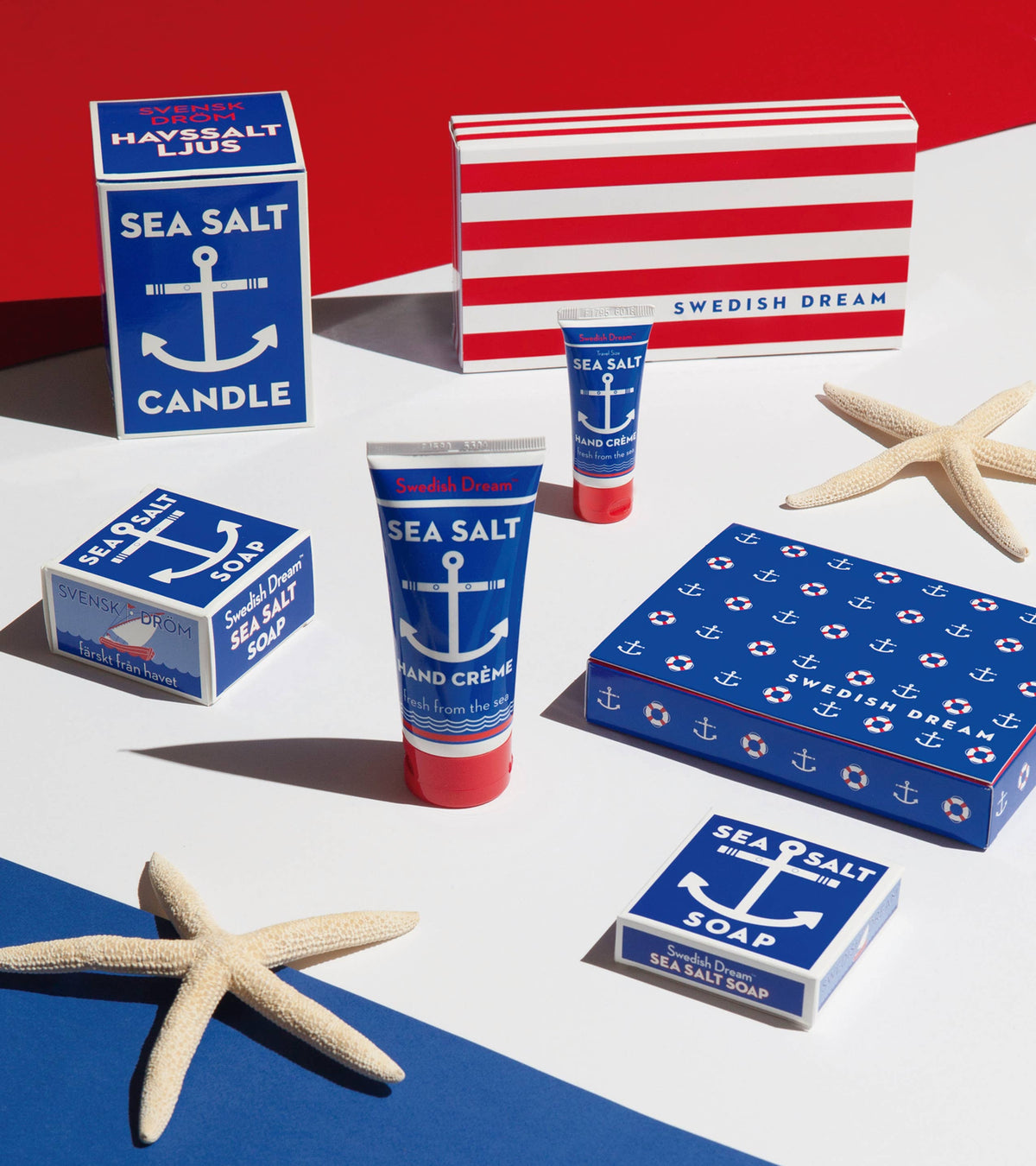 Swedish Dream Sea Salt Soap and Hand Cream Gift Box