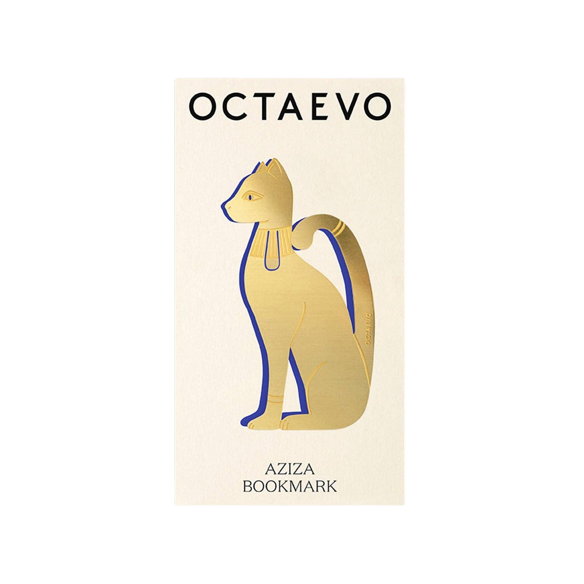 Aziza - Varnished Brass Bookmark