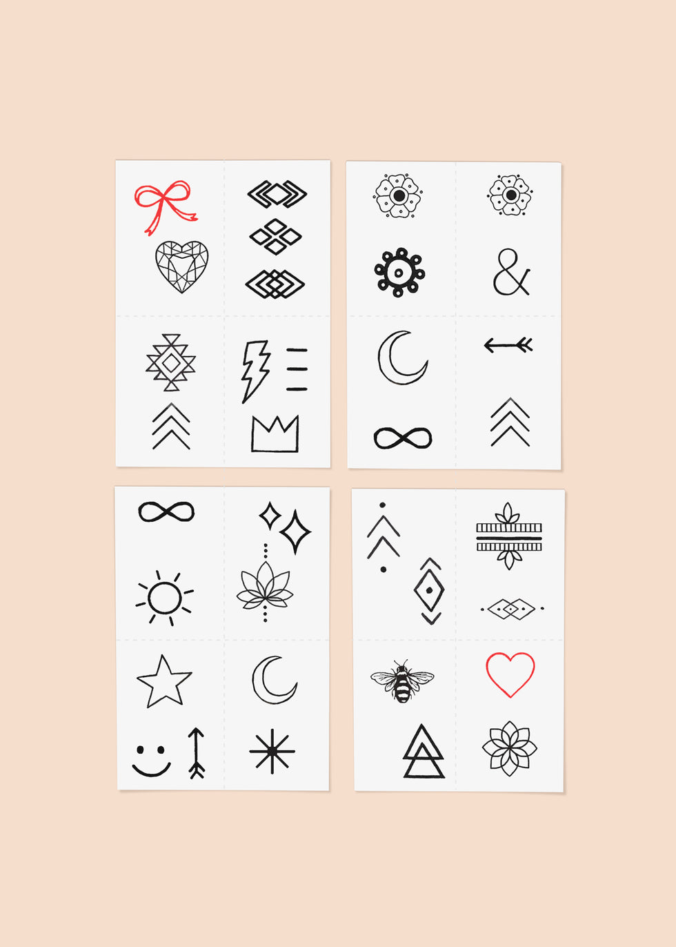 Temporary Tattoo Gift Set