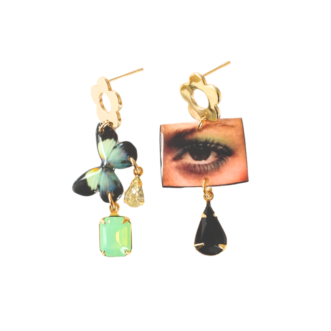 Gossamer gaze dangle set