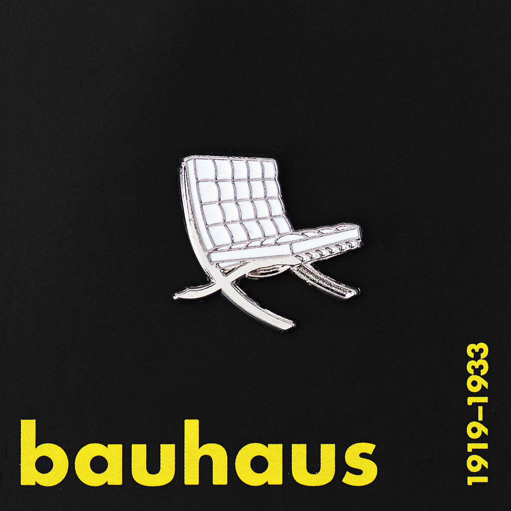 Barcelona Chair Pin - White