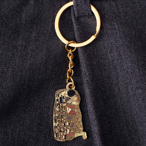 The Kiss Gustav Klimt 1908 Keychain