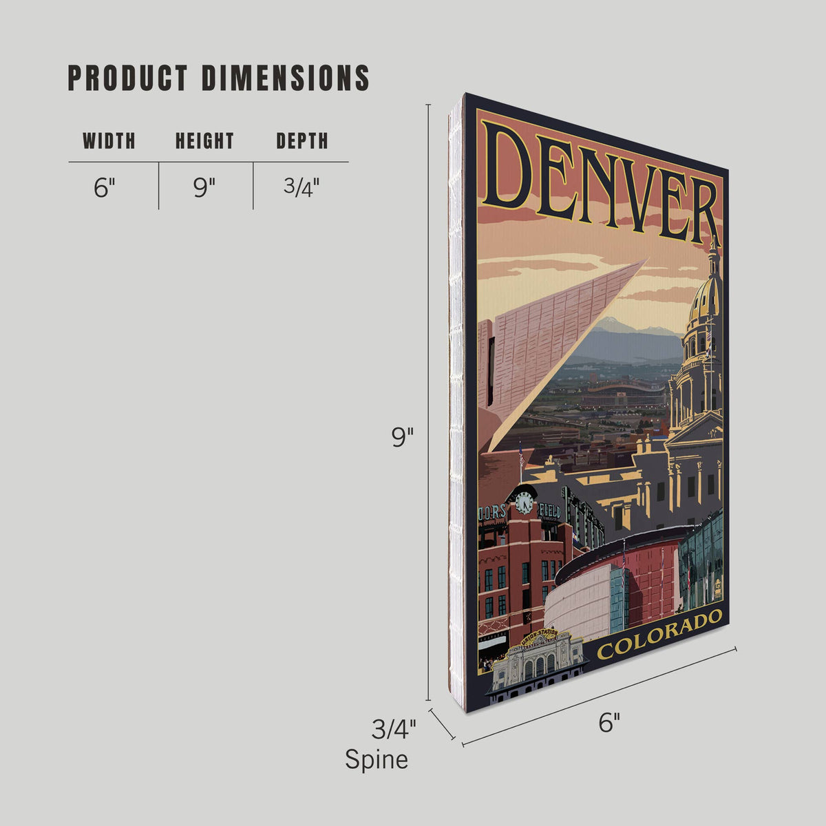 Denver, Colorado, Skyline View Journal